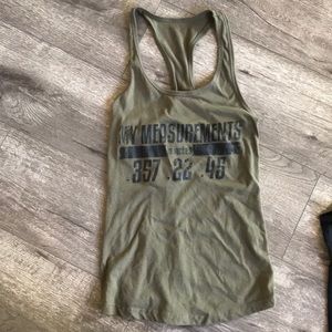 My measurements Tank